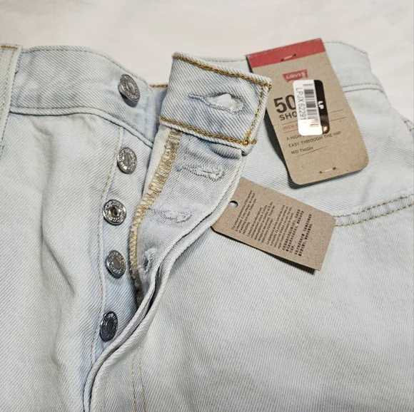 Levi's 501 Original Jean Shorts - Picture 3 of 12